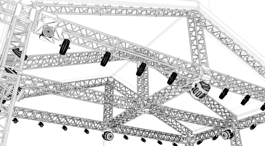 Full Concert Stage 3D model_9