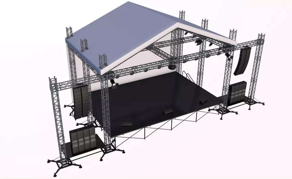 Full Concert Stage 3D model_6