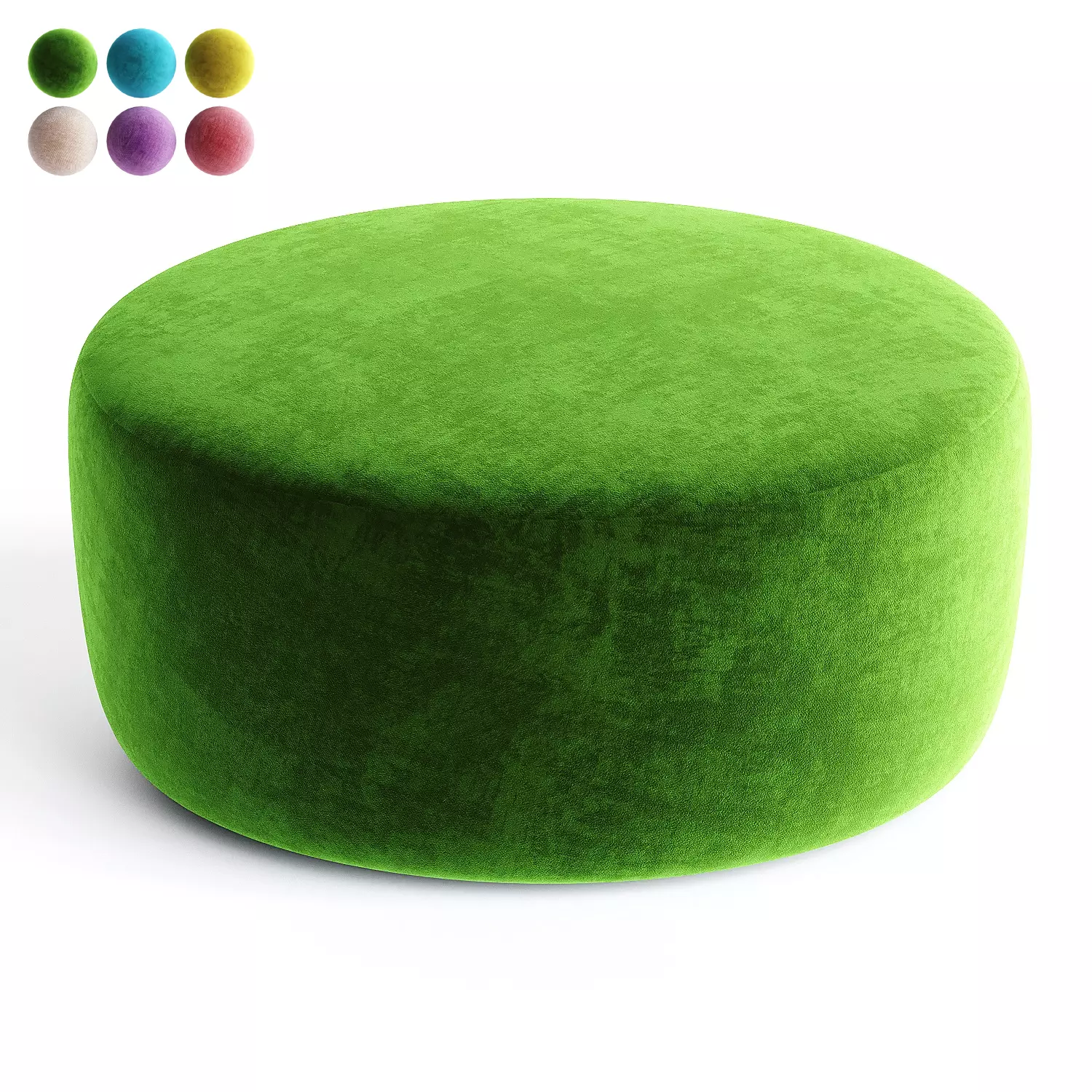 circuit 4 pouf 3D model_0