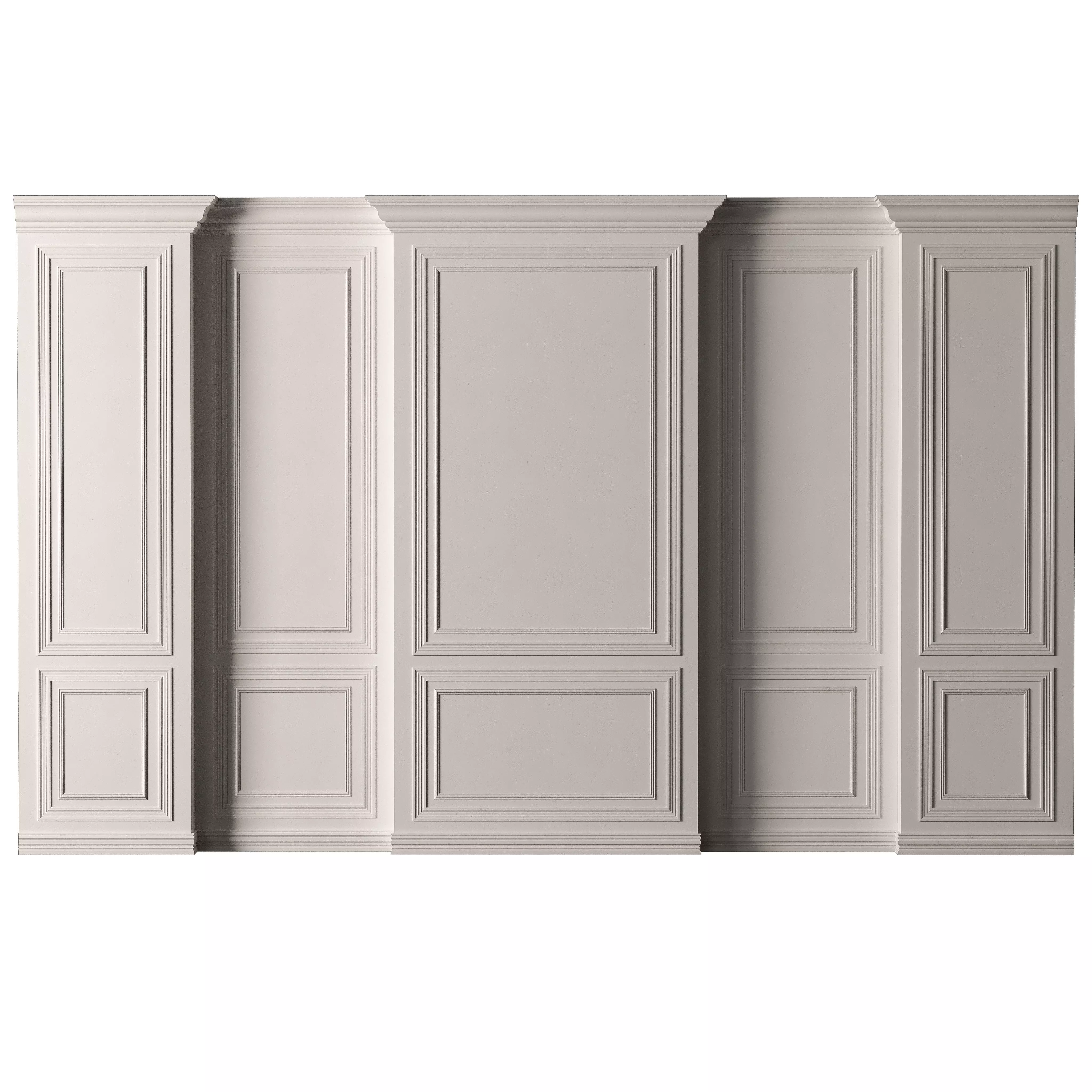 Classic 3D Wall Panel Elegant Design for Interior Decor 12 3D model_0