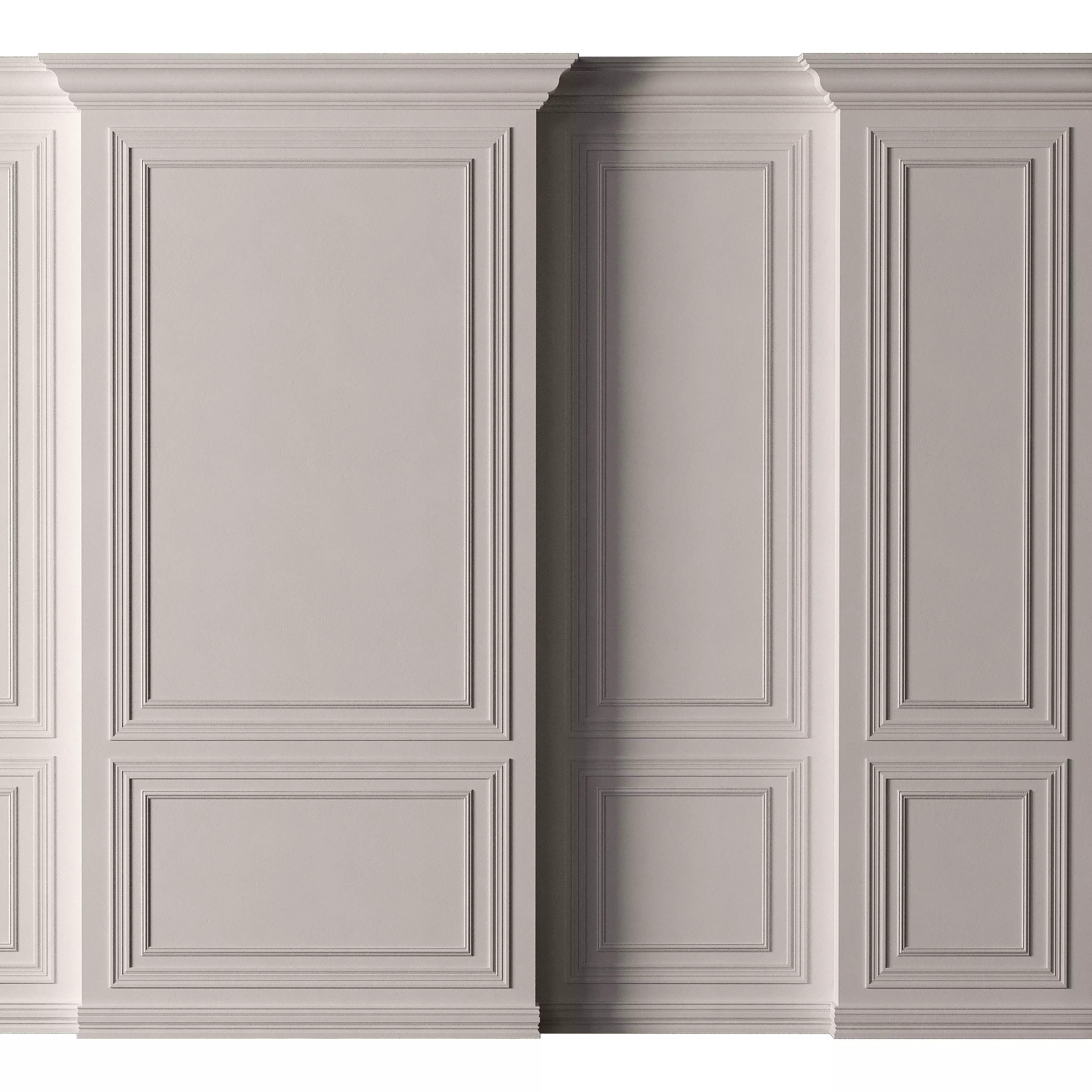 Classic 3D Wall Panel Elegant Design for Interior Decor 12 3D model_5