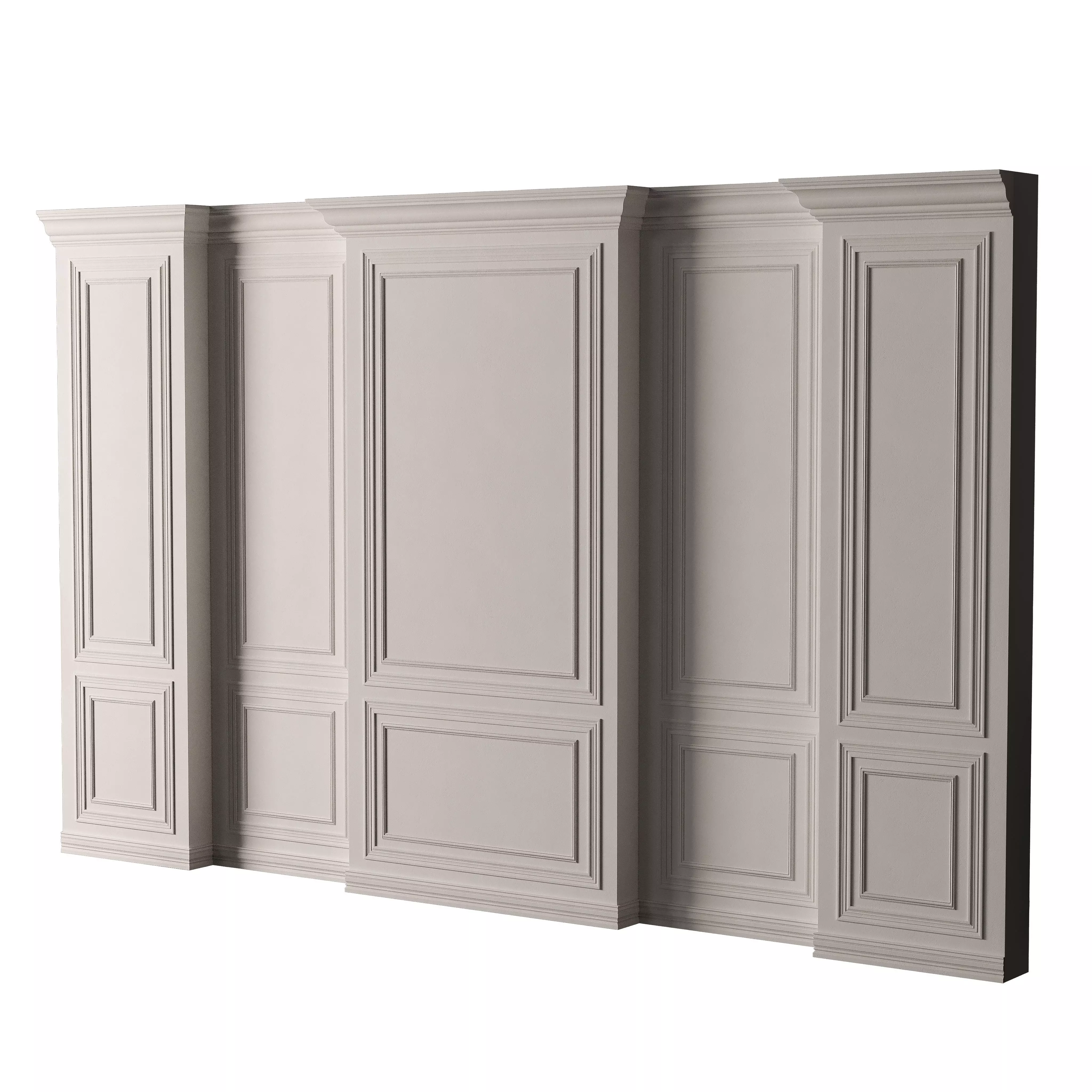 Classic 3D Wall Panel Elegant Design for Interior Decor 12 3D model_1