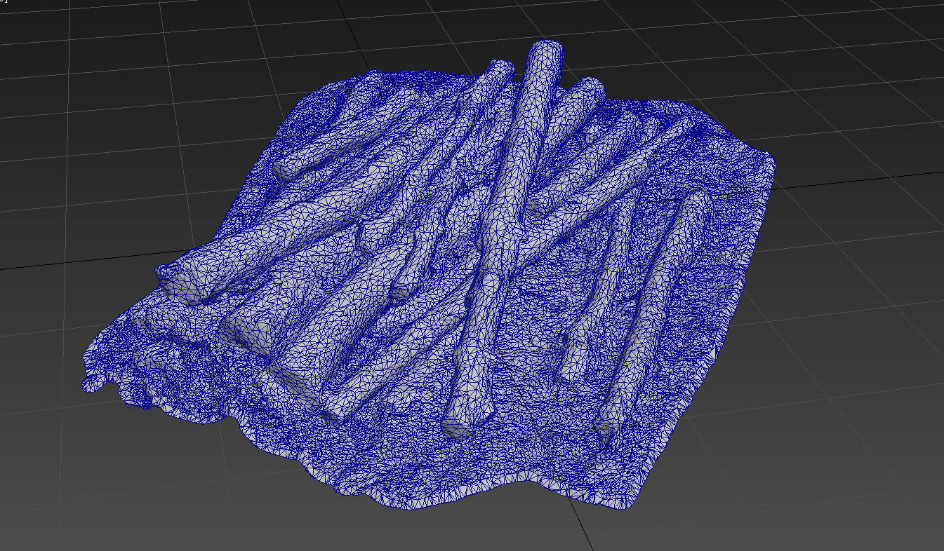 Logs and lumber 3D model_8