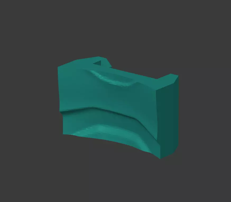 Scorpion R1 Chin Mount - GoPro Mount 3D print model_1