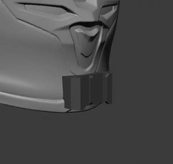 Scorpion R1 Chin Mount - GoPro Mount 3D print model_0