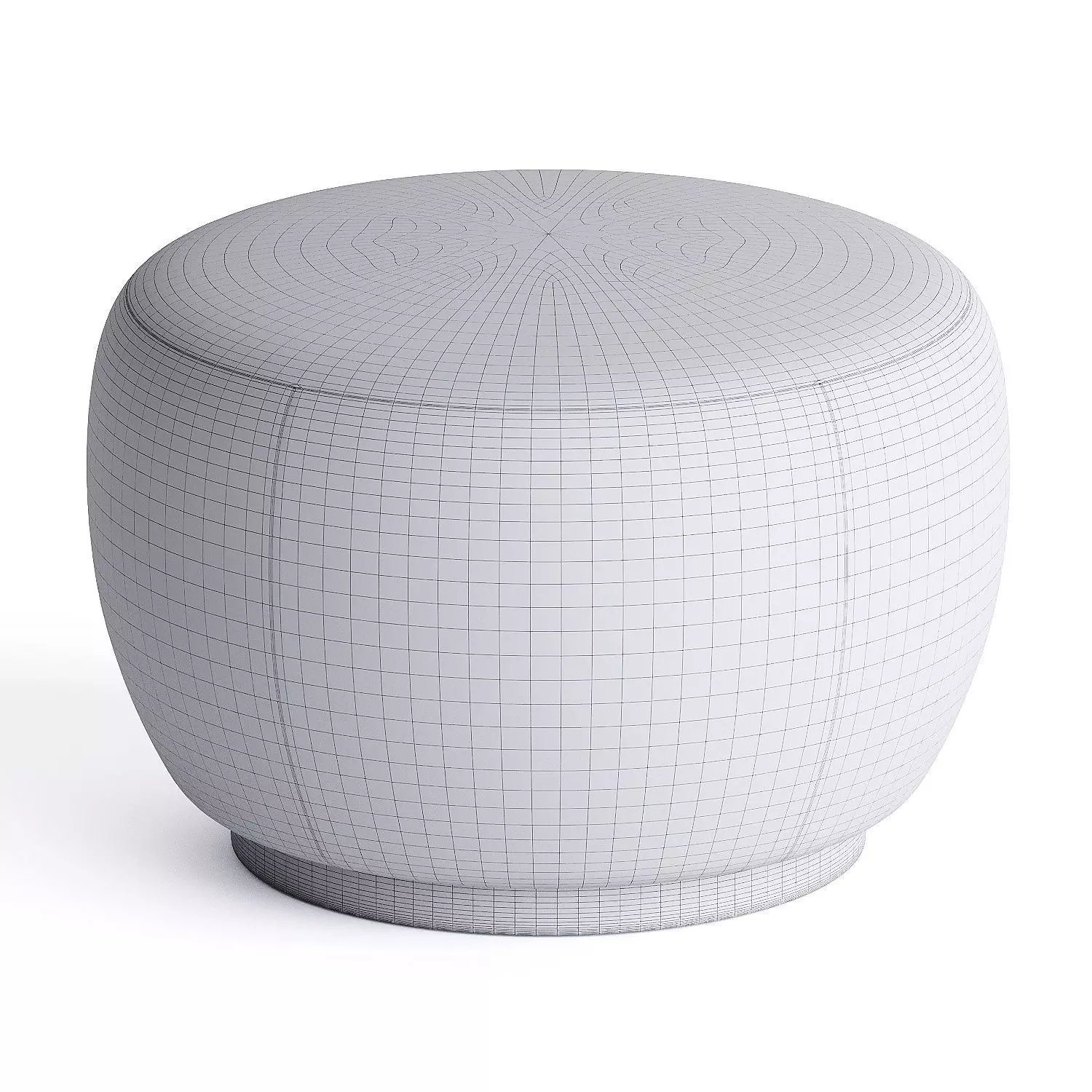 pouf cloud 3D model_3