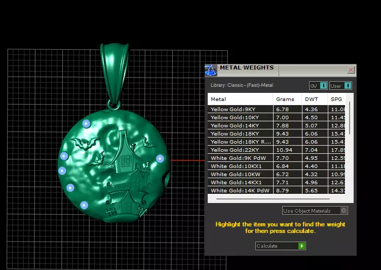 Ghost House Pendant 3D Printable Model 3D print model_7