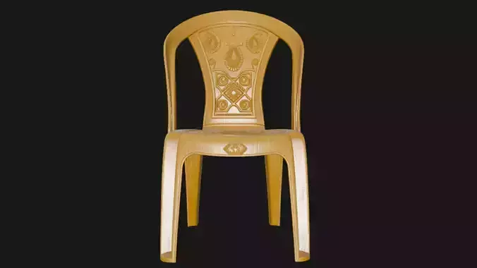 Plastic chair 3d model