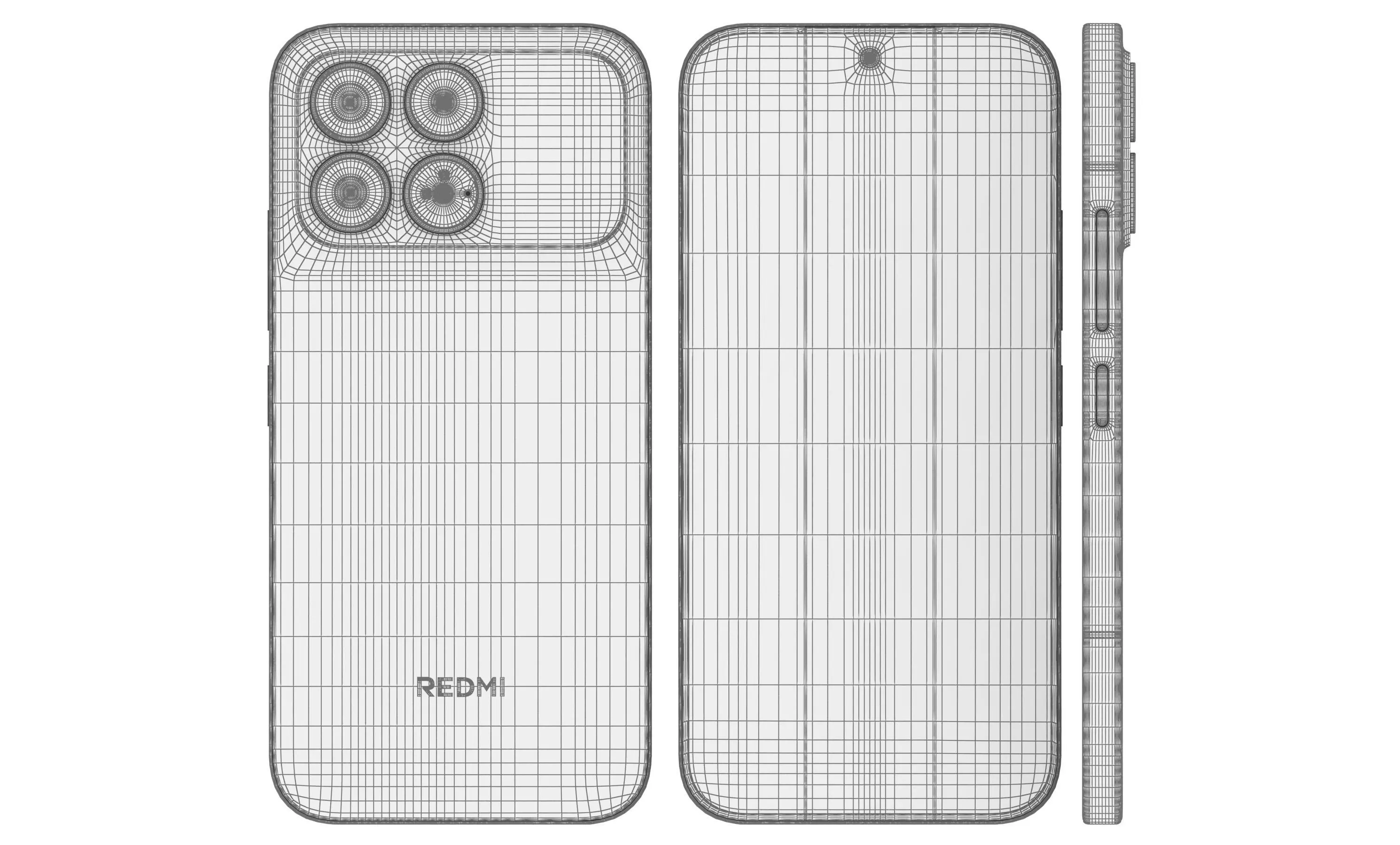 Xiaomi Redmi K90 All Colors 3D model_32