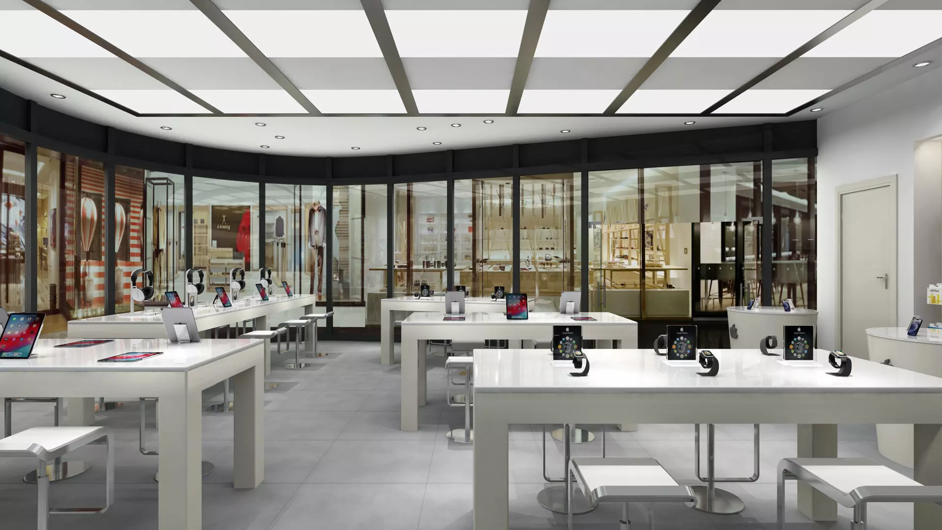 Apple Store 03 3D model_4