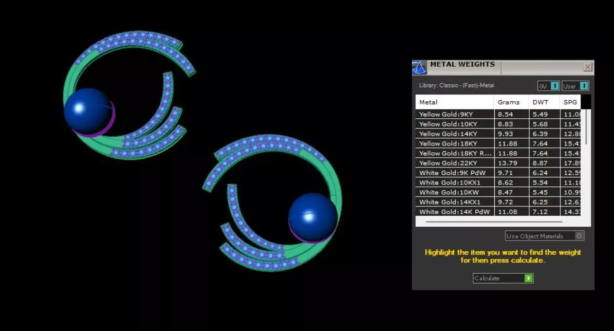 Pearl Earrings 3D print model_5