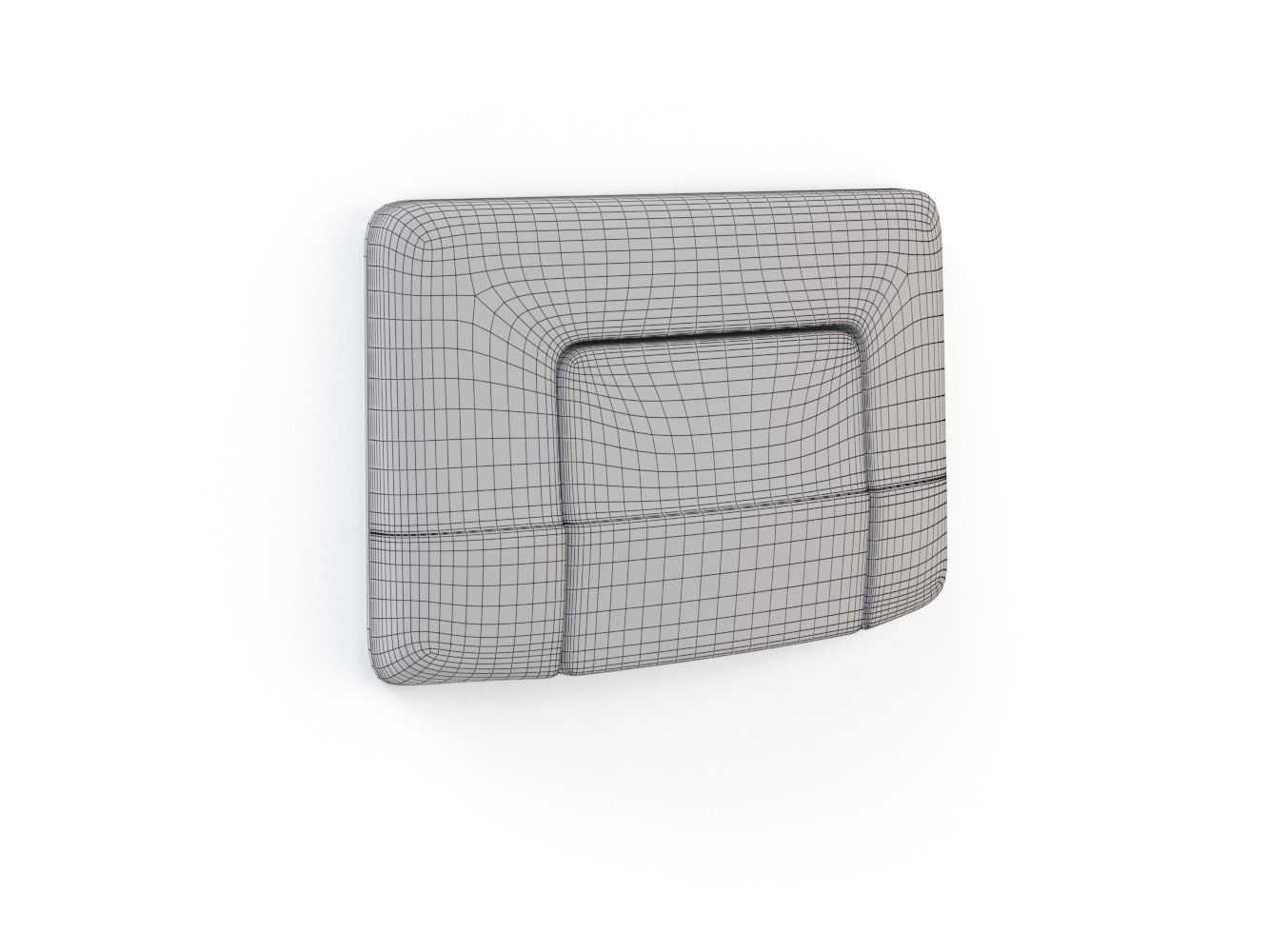 Compact Wall Mounted Toilet  3D model_6