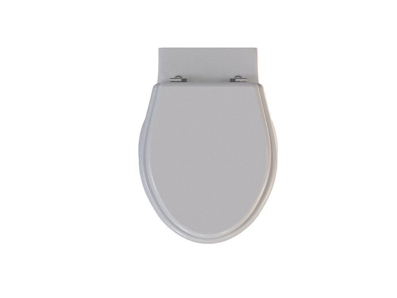 Compact Wall Mounted Toilet  3D model_8