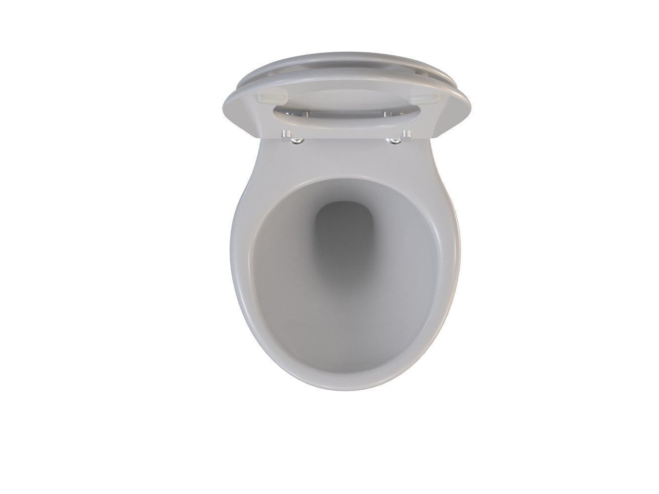 Compact Wall Mounted Toilet  3D model_7