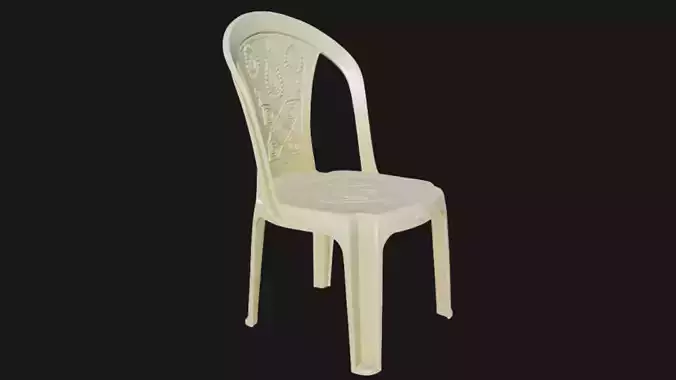 Plastic chair 3d model
