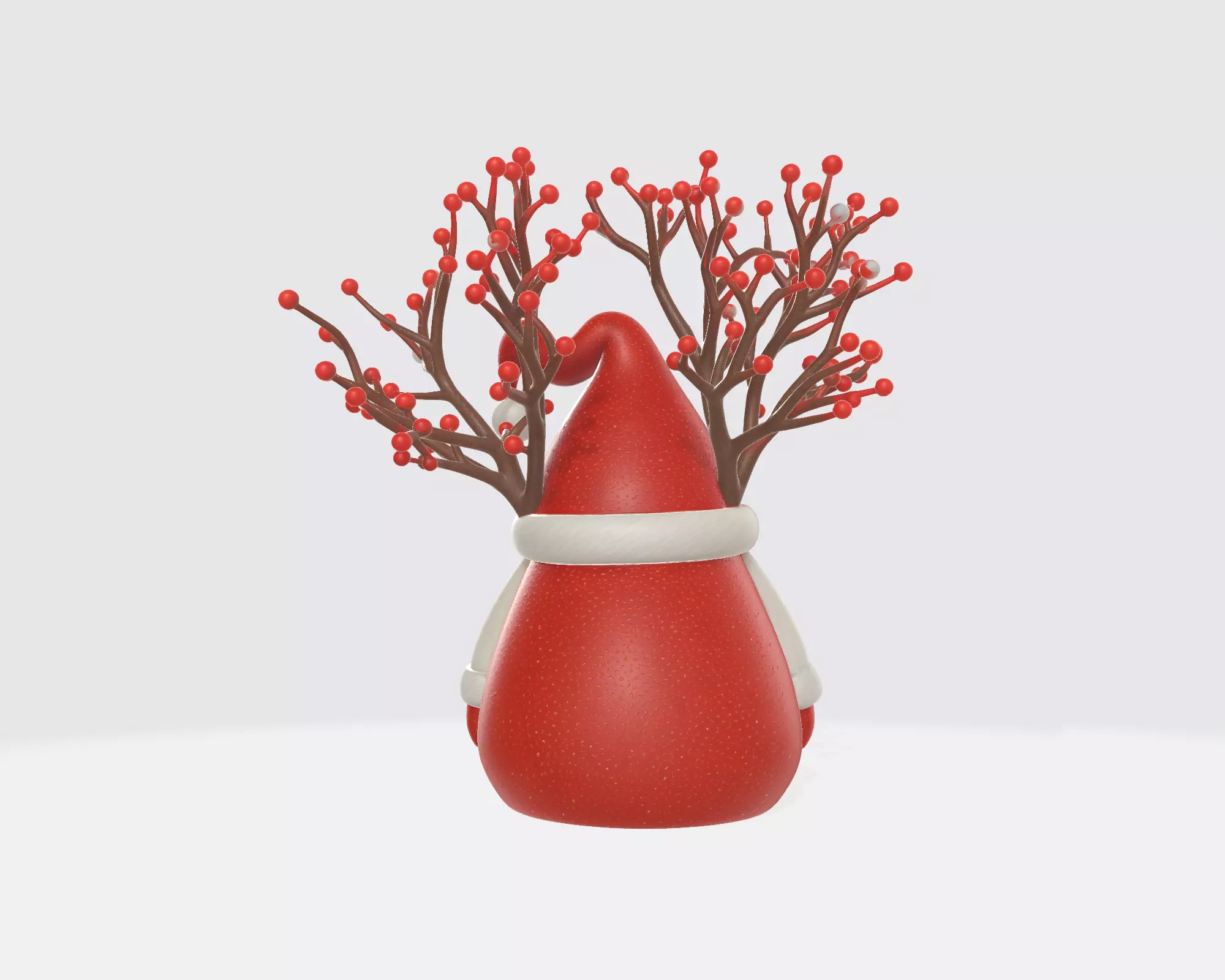 Santa Claus Christmas Decoration Festive Holiday Figurine  3D print model_6