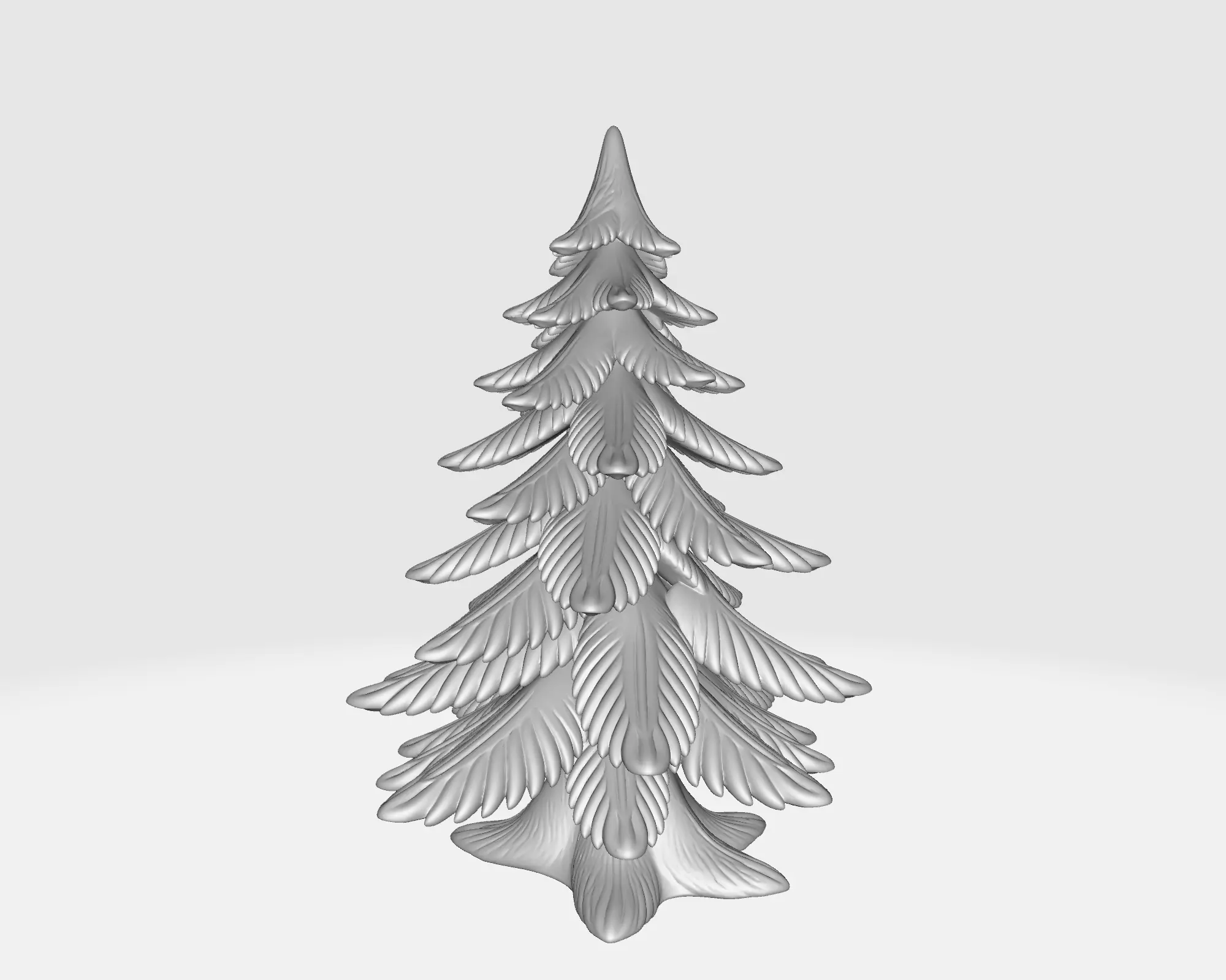 Christmas Tree Festive Evergreen Decor for Holiday Display 3D print model_1
