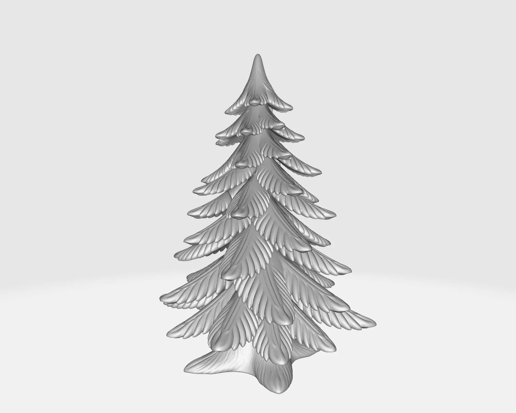 Christmas Tree Festive Evergreen Decor for Holiday Display 3D print model_3