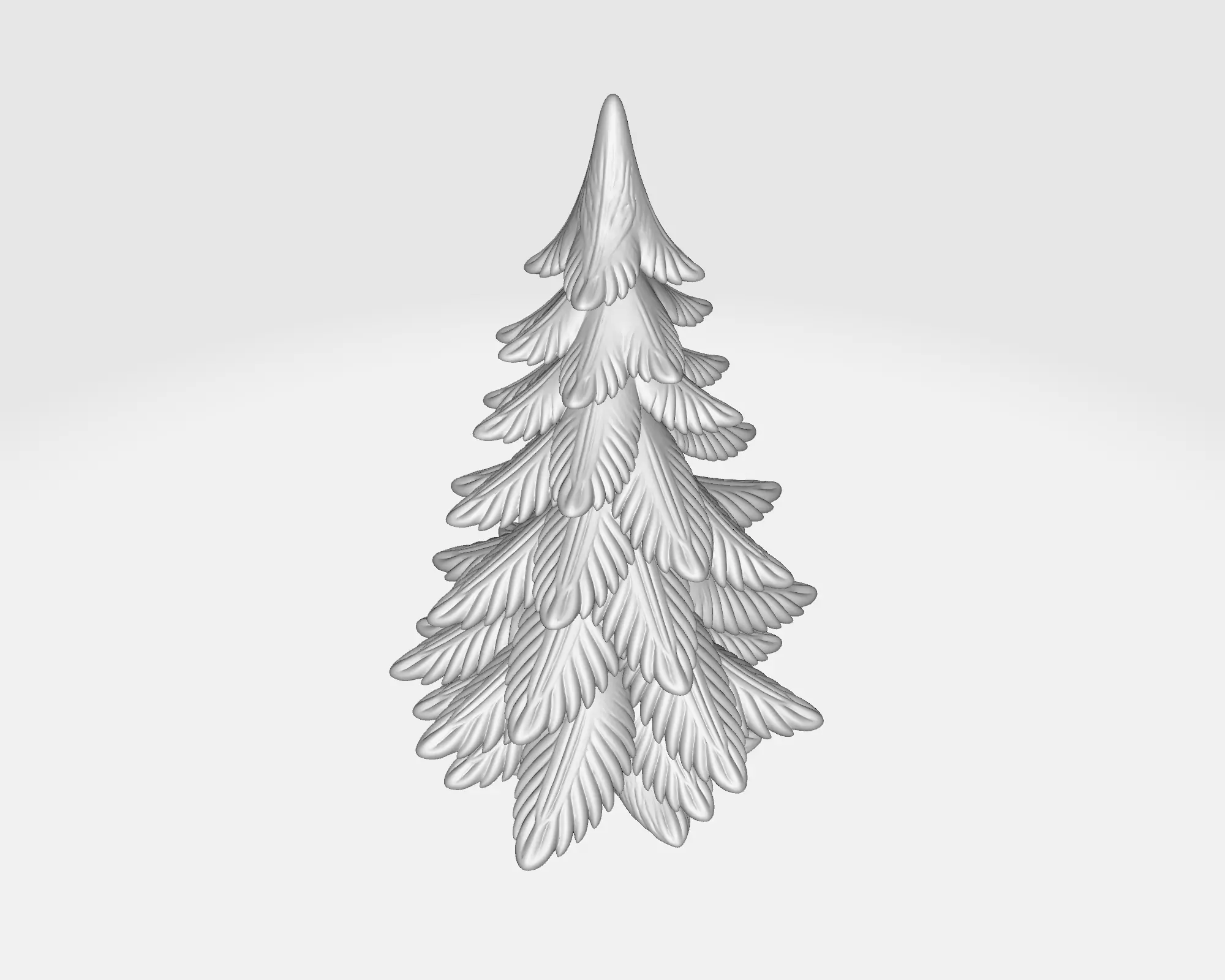 Christmas Tree Festive Evergreen Decor for Holiday Display 3D print model_4