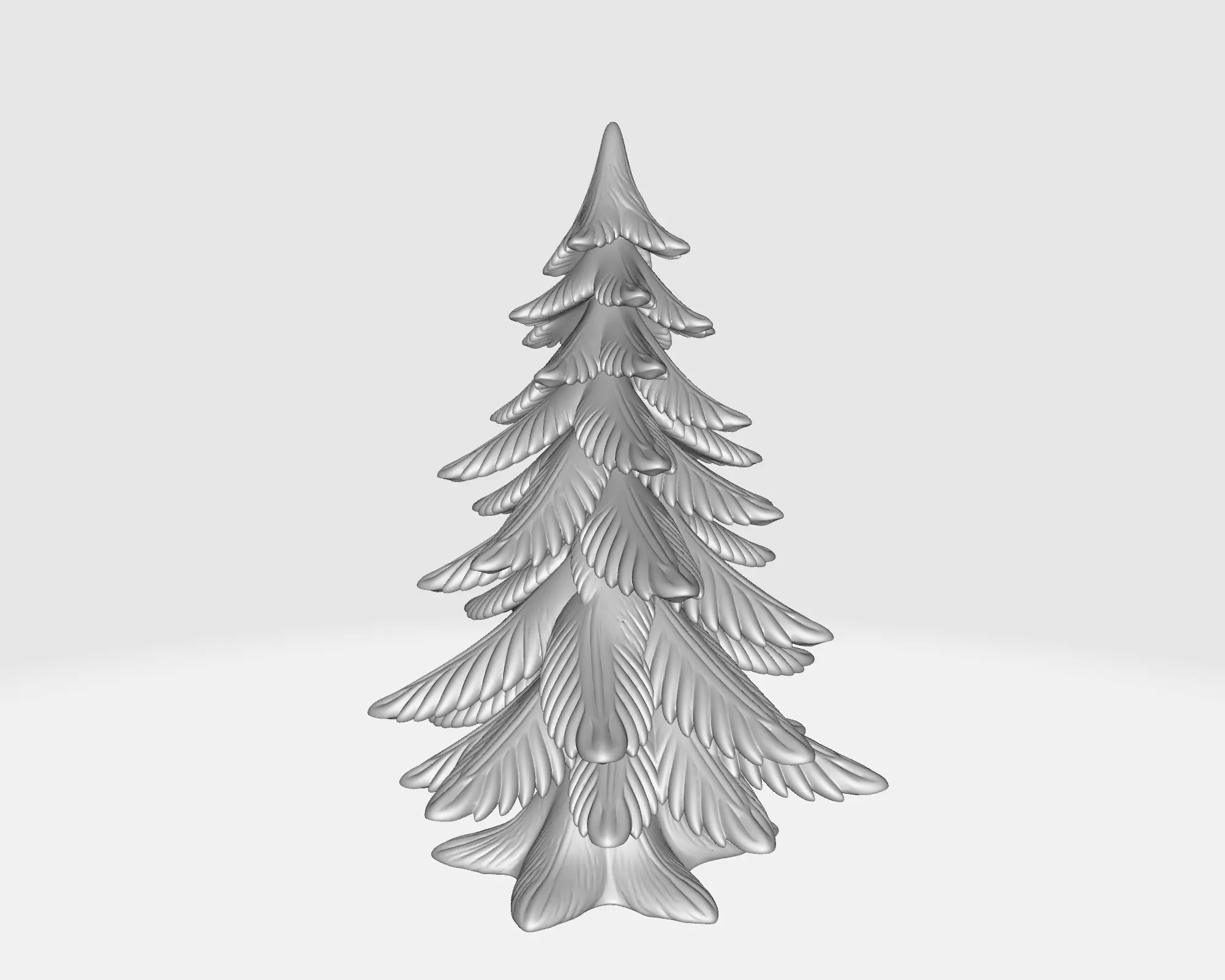 Christmas Tree Festive Evergreen Decor for Holiday Display 3D print model_2