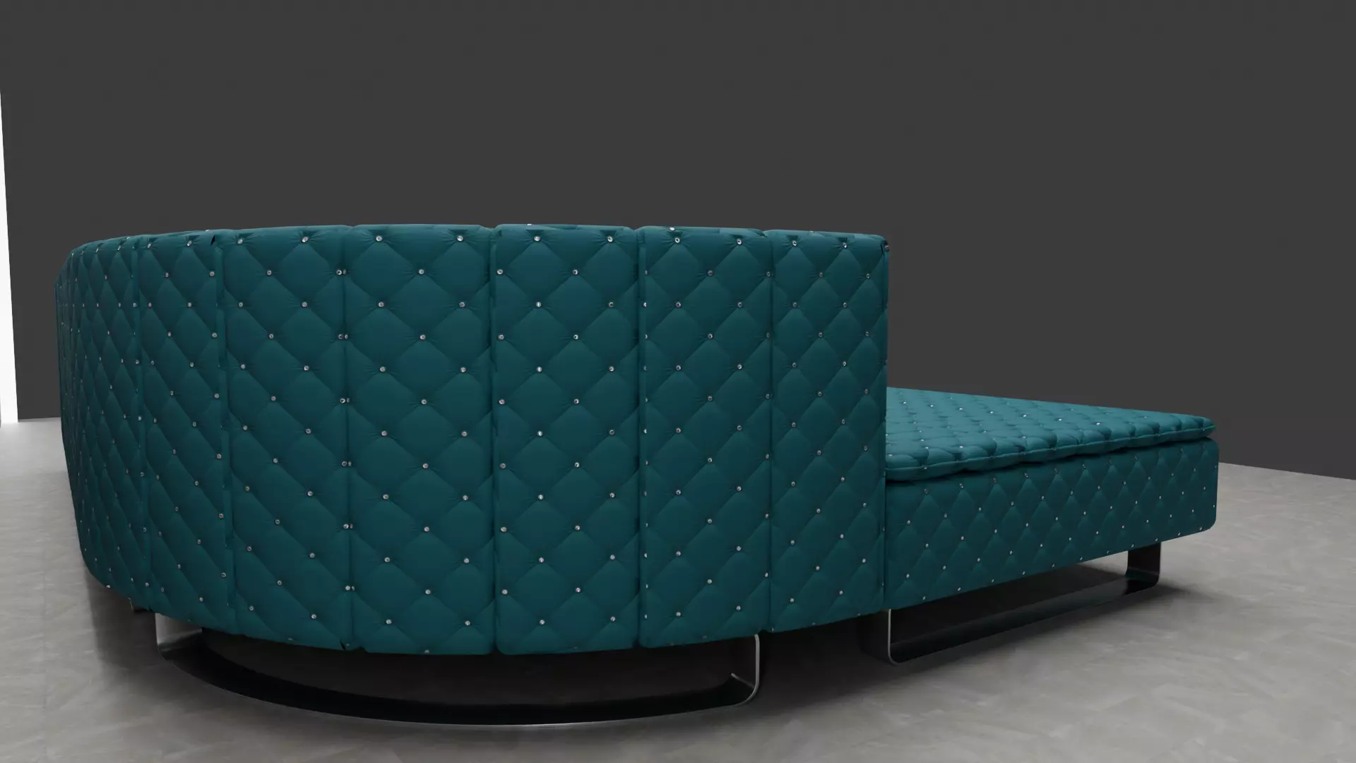 Realistic Modern L Shape Sofa Set  High Quality 3D Model 3D model_7