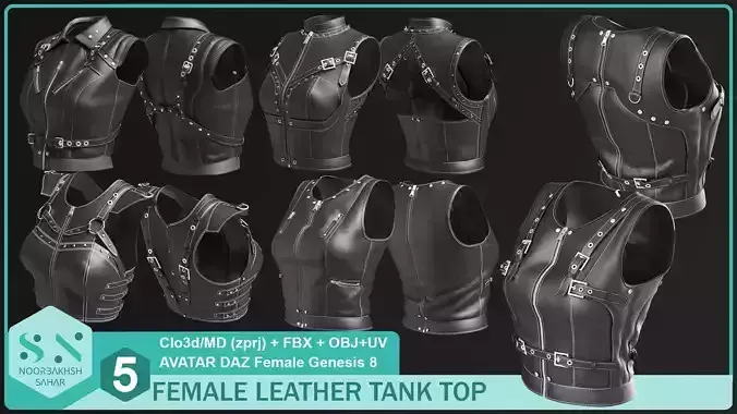 5 GOTHIC LEATHER TOP VOL 2