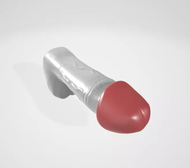 penis hard cut big glan  3D model_0