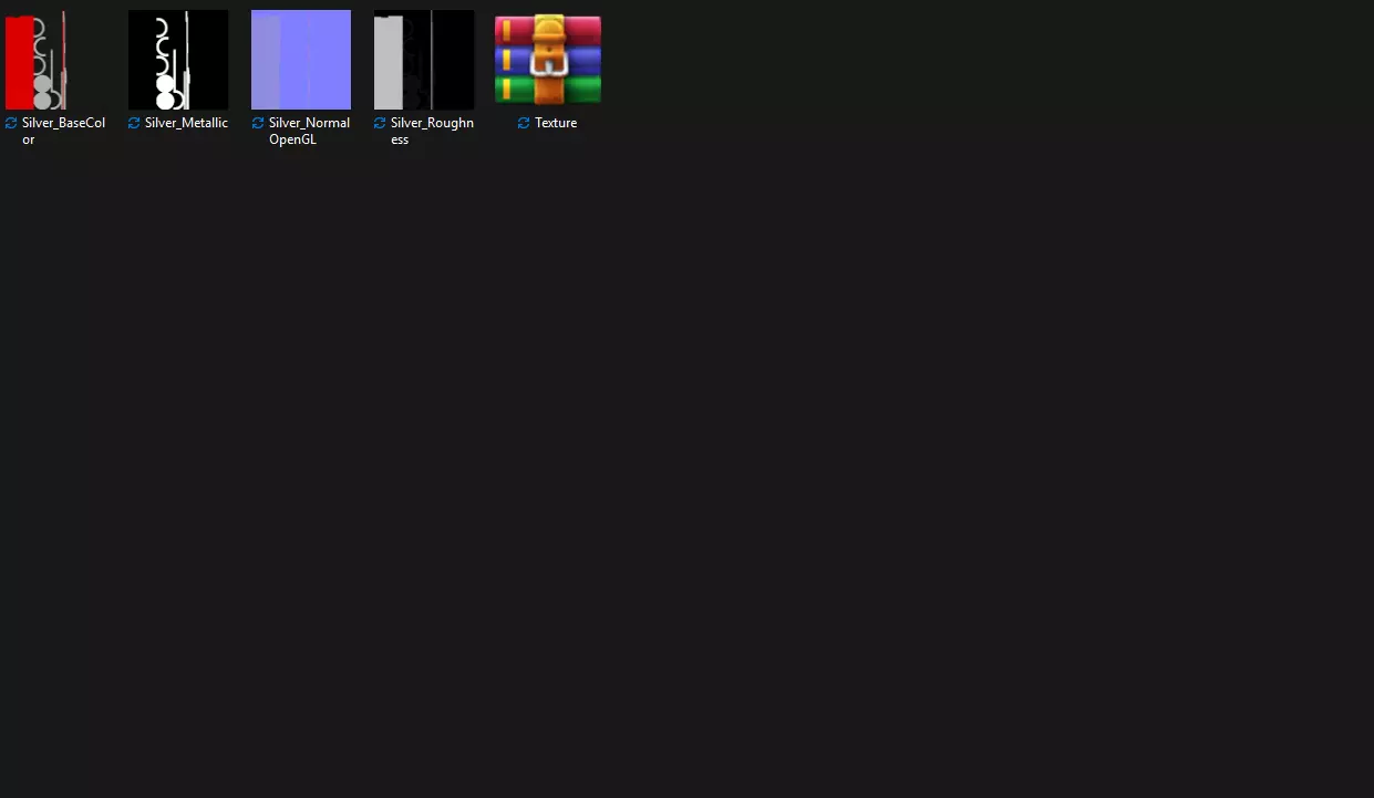 Silver Medal PBR 3D model_3