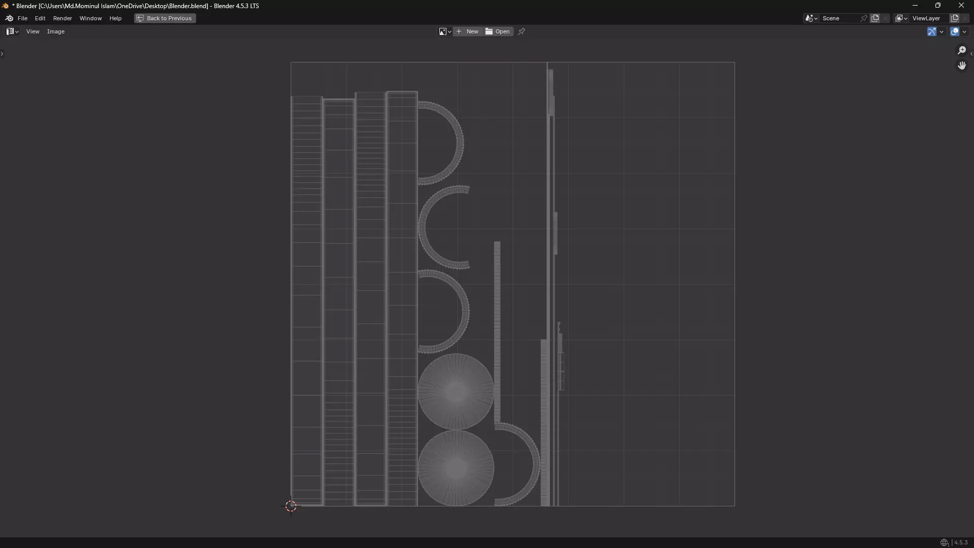 Silver Medal PBR 3D model_39