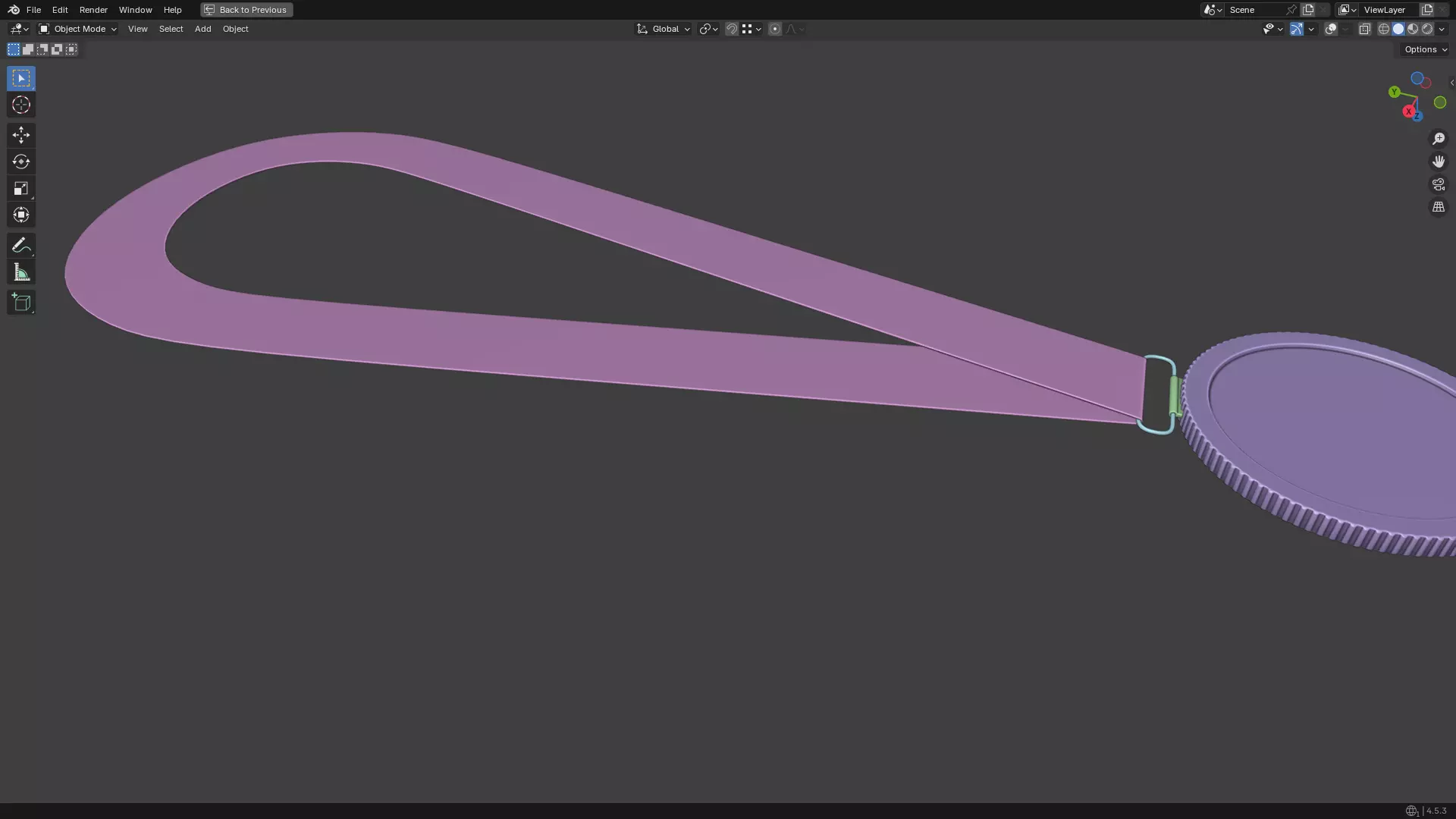 Silver Medal PBR 3D model_20