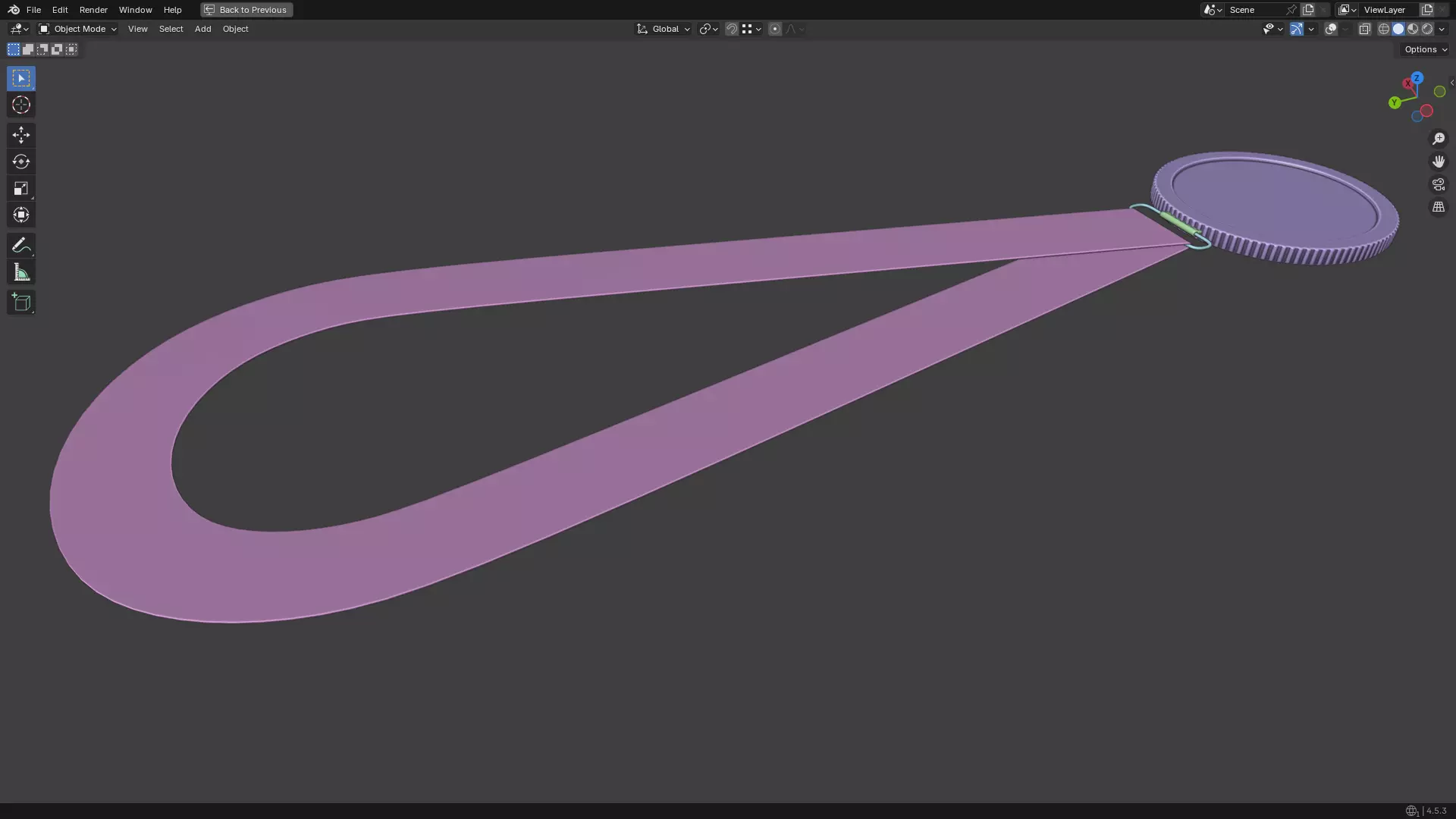 Silver Medal PBR 3D model_19