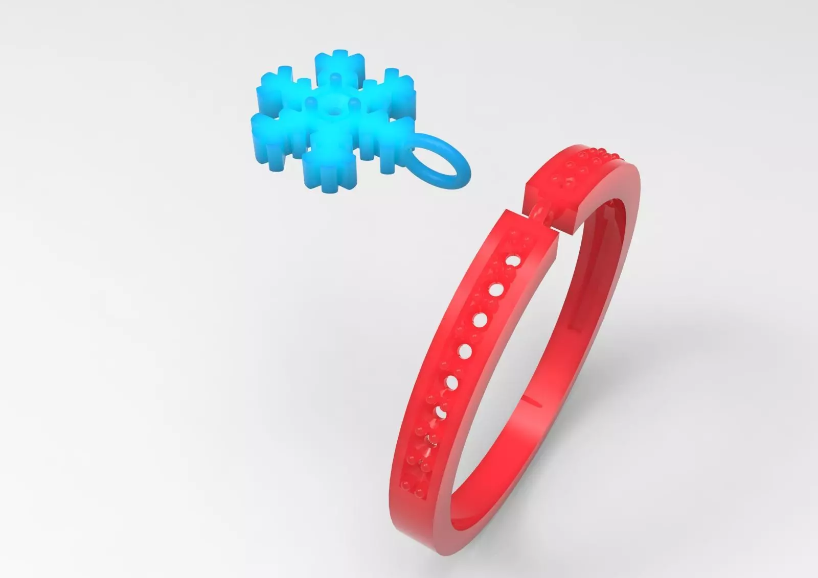 Snow jewelry gold STL 3DM 3D ring jr00282 3D print model_14