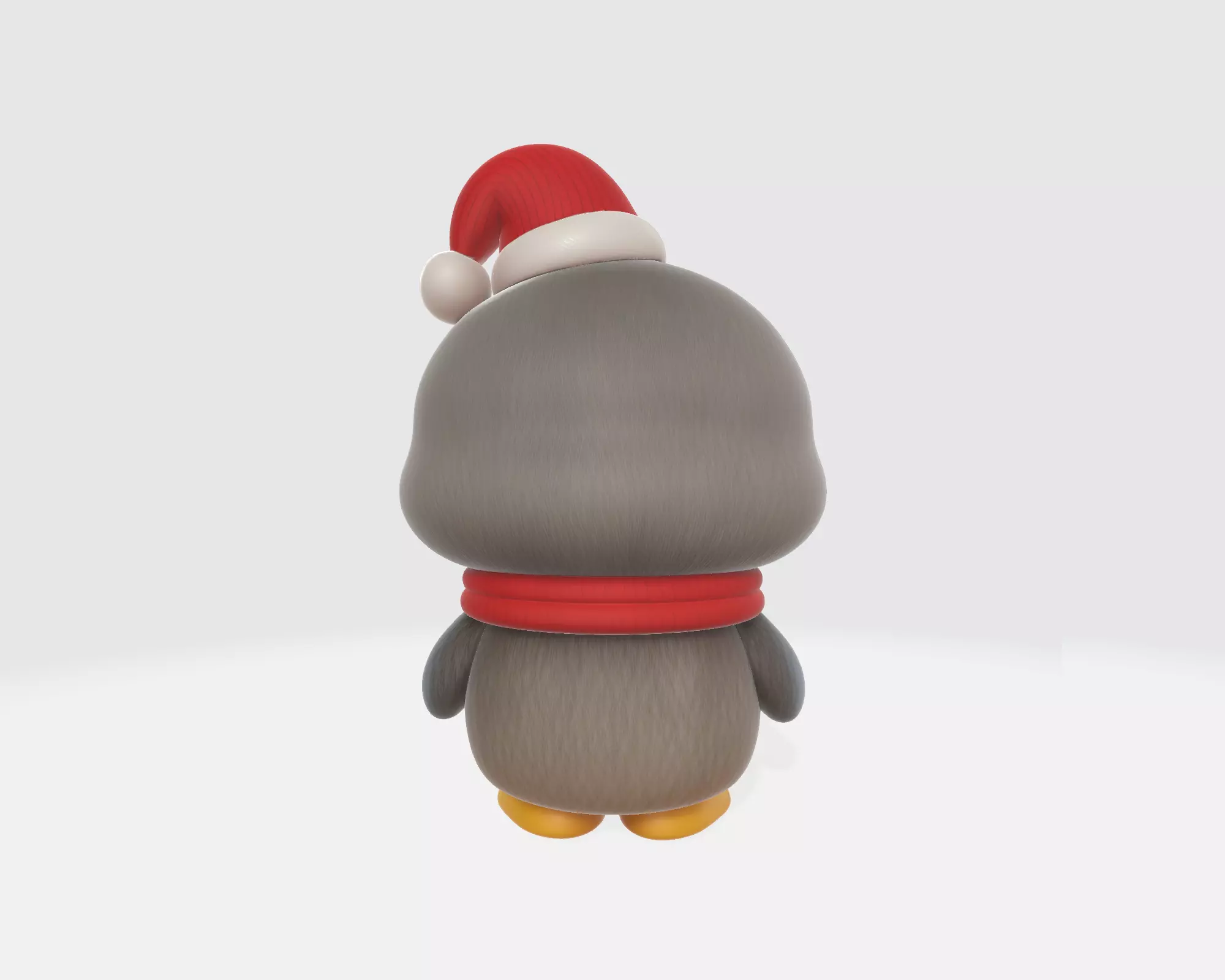 Adorable Christmas Penguin Figurine Holiday Penguin 3D print model_6