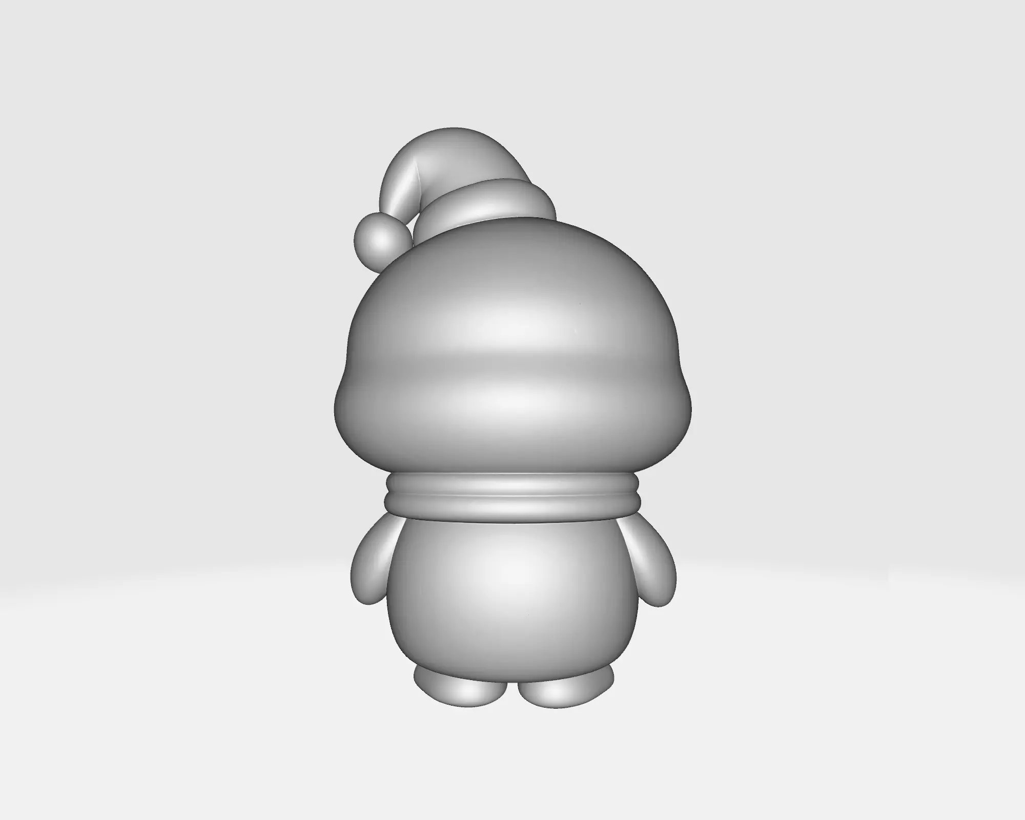 Adorable Christmas Penguin Figurine Holiday Penguin 3D print model_8