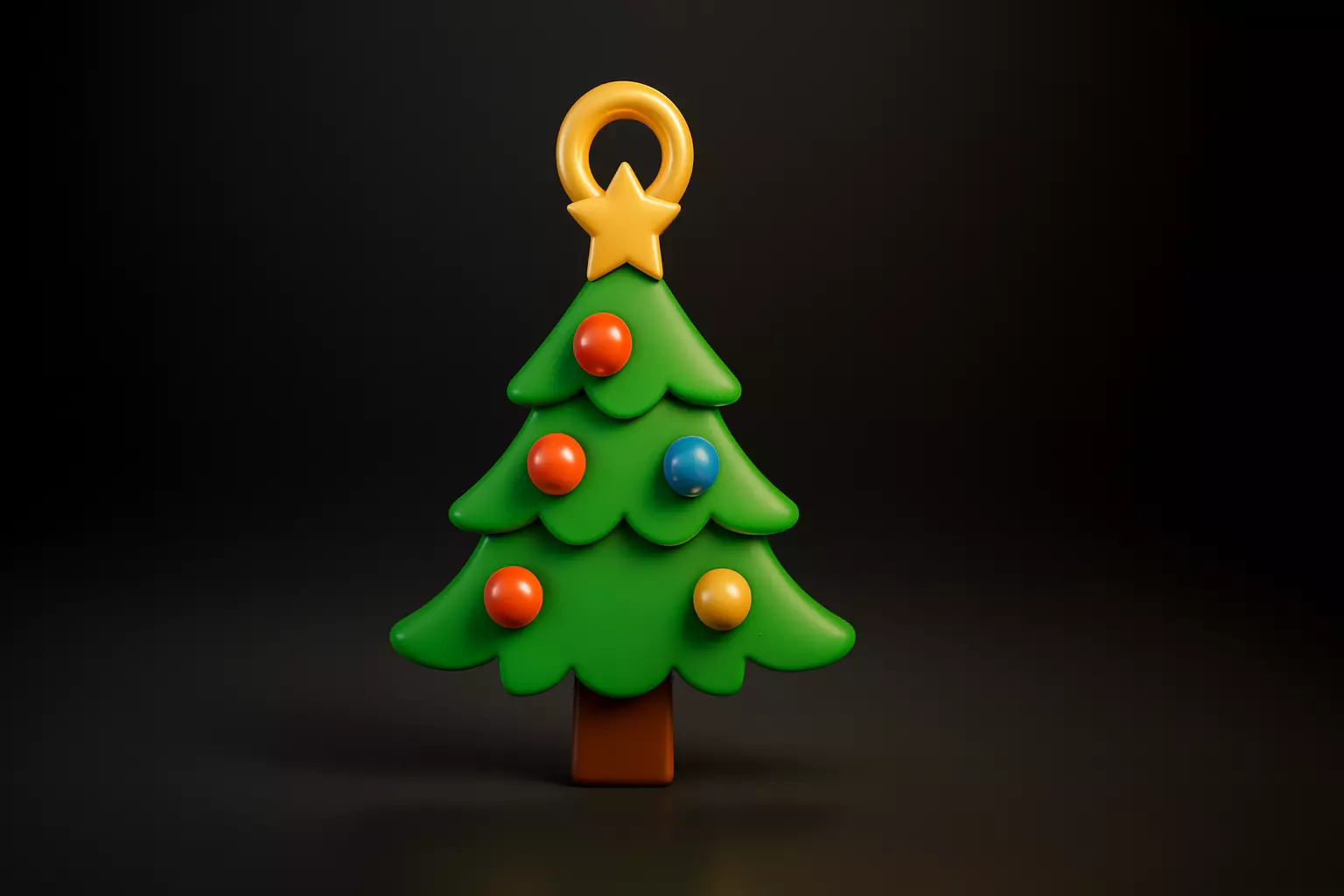 Christmas Tree Ornament Festive Holiday Decoration  3D print model_0