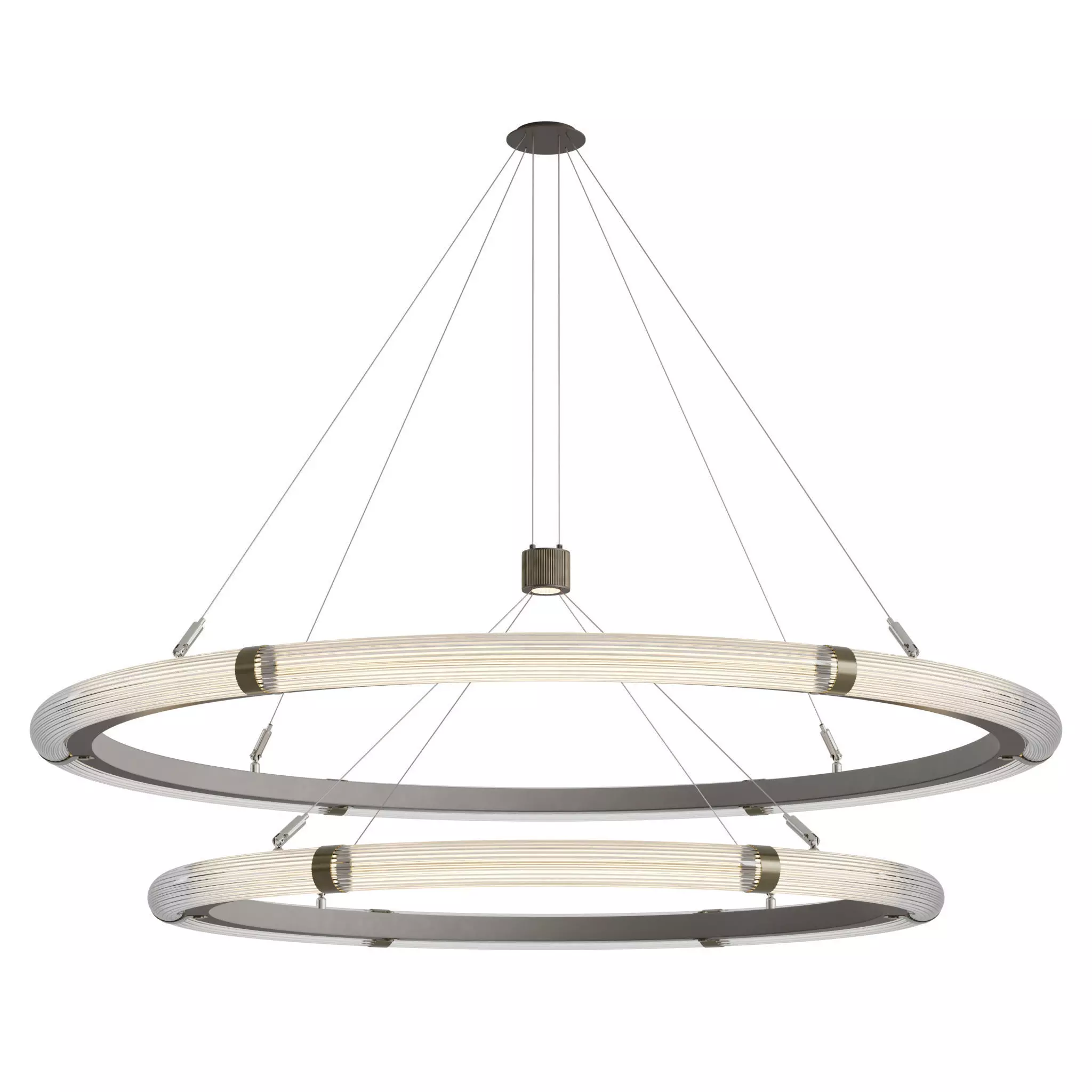 JAdams and Co-Strata Circular Pendant Light -900 -1200 -Two Tier 3D Model Collection_13