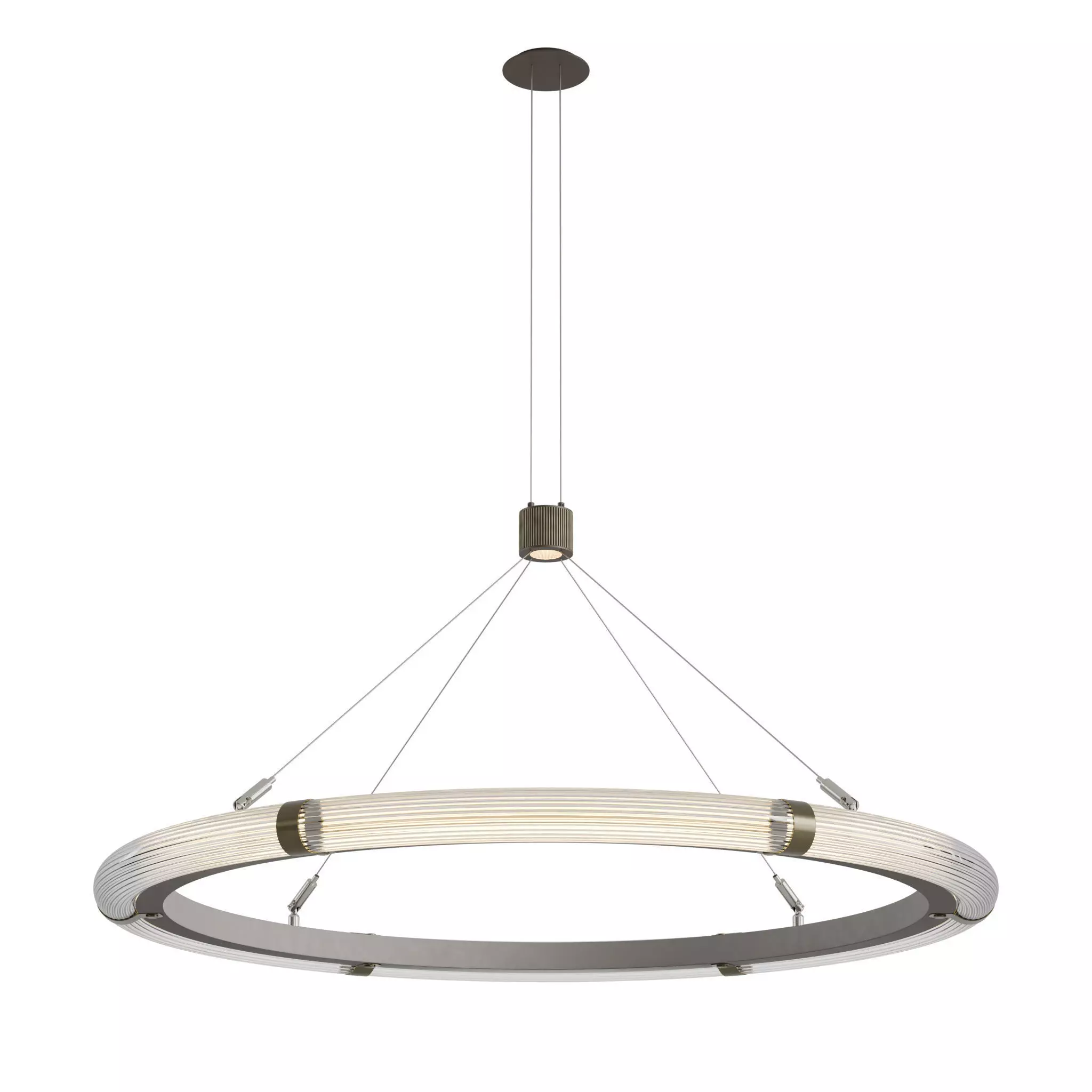 JAdams and Co-Strata Circular Pendant Light -900 -1200 -Two Tier 3D Model Collection_3