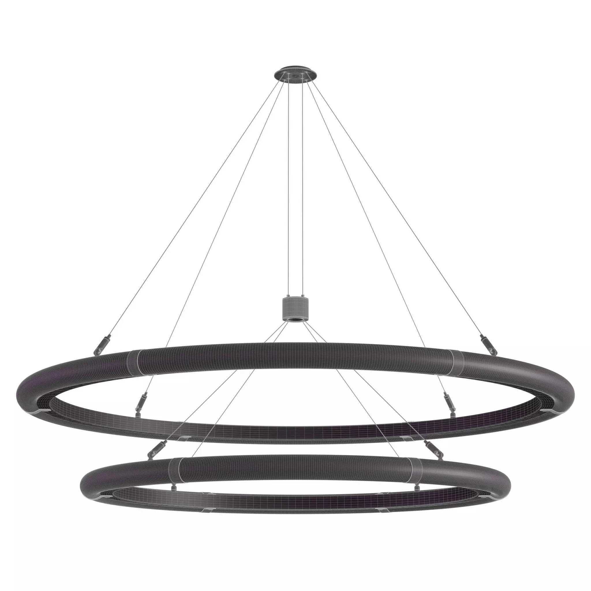 JAdams and Co-Strata Circular Pendant Light -900 -1200 -Two Tier 3D Model Collection_16
