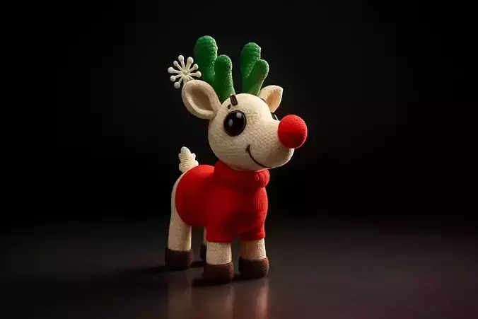 Christmas Reindeer Adorable Holiday Decor