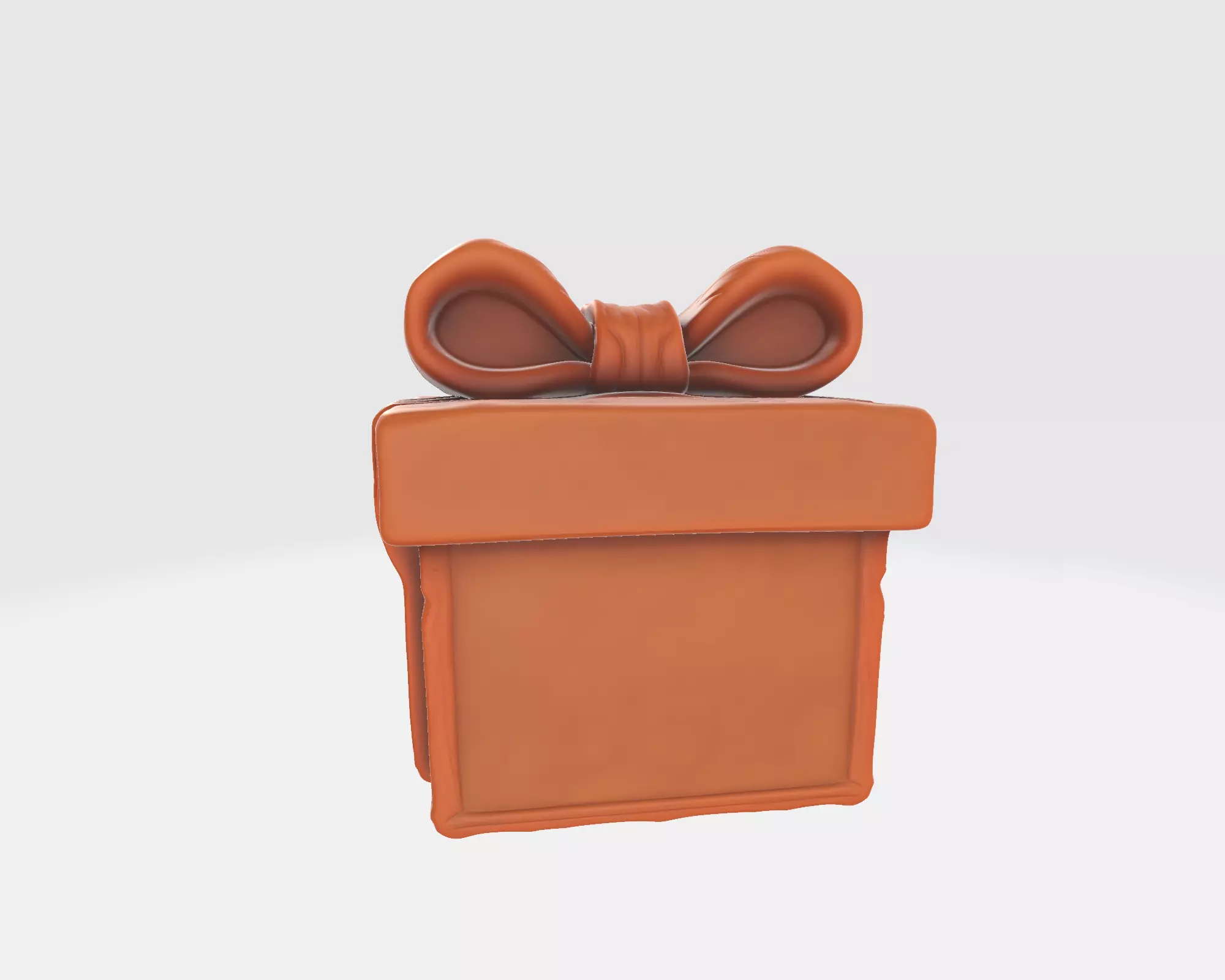 Demonic Gift Box Monster Present Box with Tongue and Teeth 3D print model_6