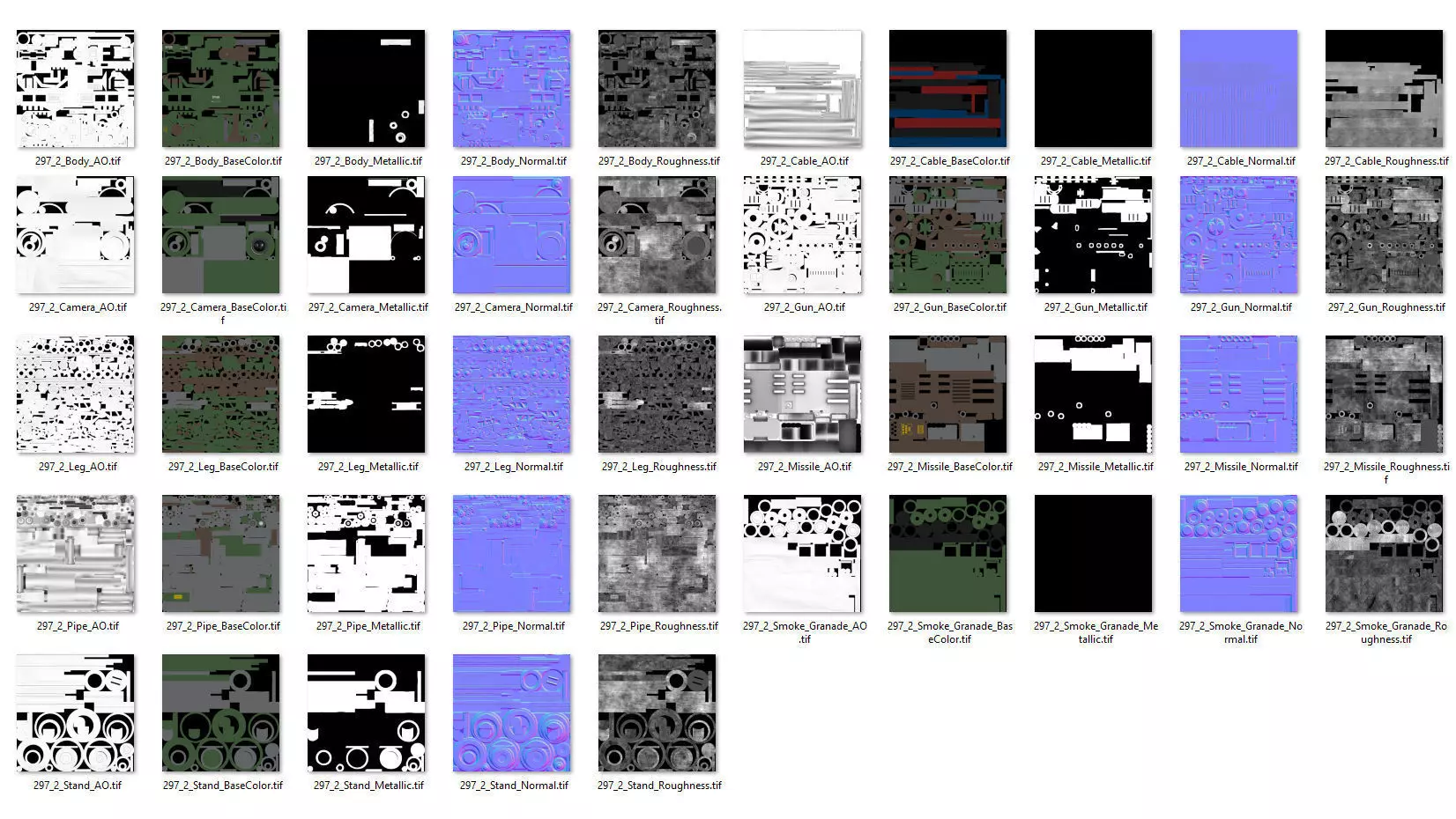 Walking Turret Concept-1-Green 3D model_24