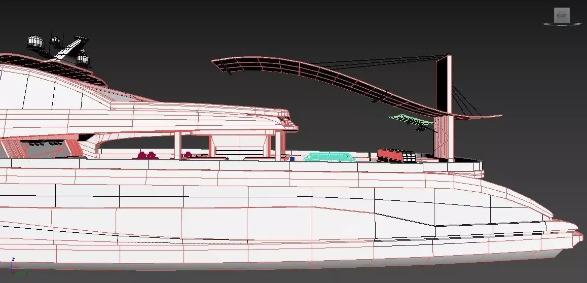 Super Yacht Club v5 - FINAL Low-poly 3D model_4