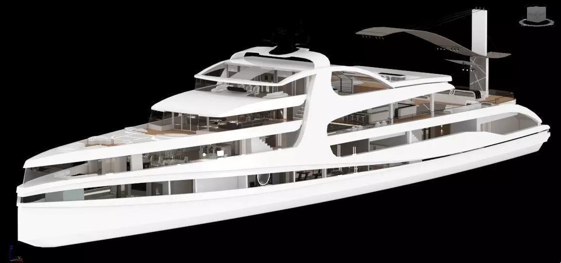 Super Yacht Club v5 - FINAL Low-poly 3D model_0