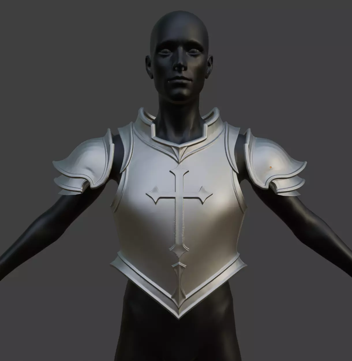 TEMPLAR ARMOR AND PAULDRONS 3D print model