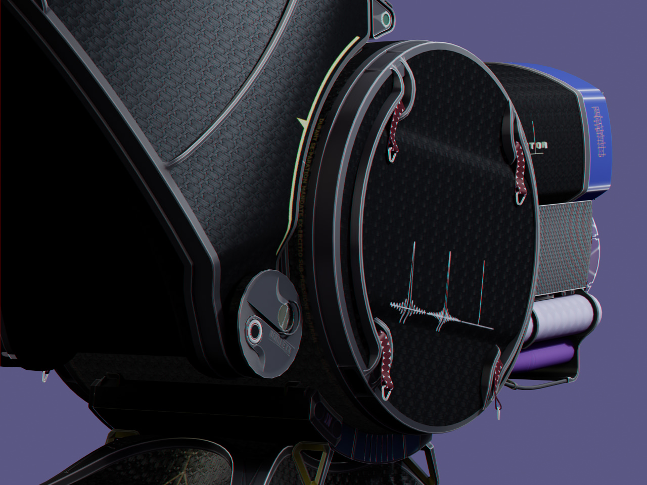 Inquisitor futuristic observation station 3D model_2