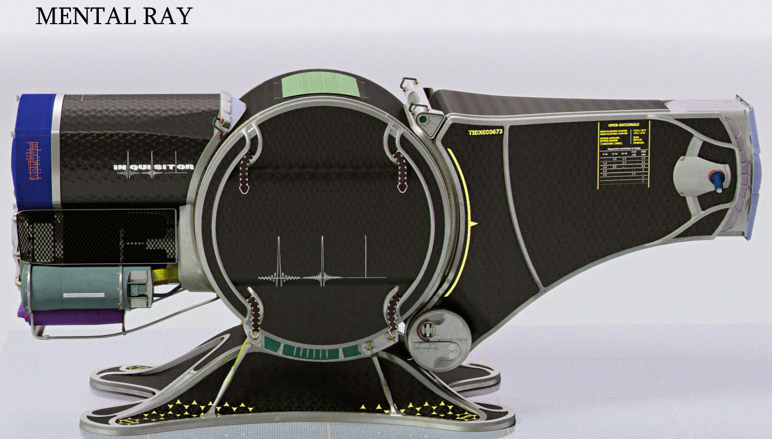 Inquisitor futuristic observation station 3D model_9
