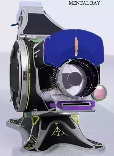 Inquisitor futuristic observation station 3D model