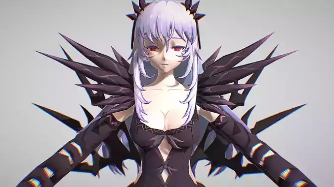 Luna Nox - Daughter Of Xenox - Souworker - Cute Anime Girl