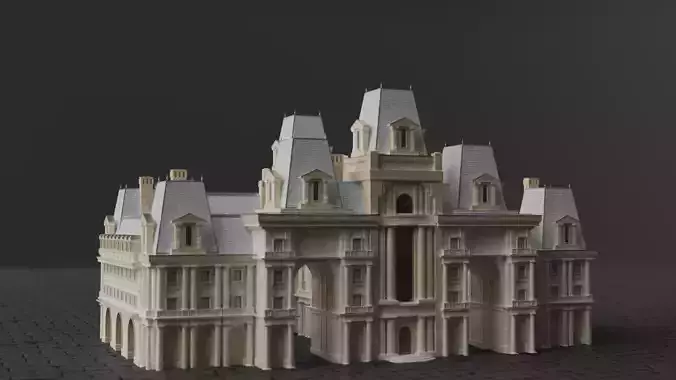 Classical European Building - House 3