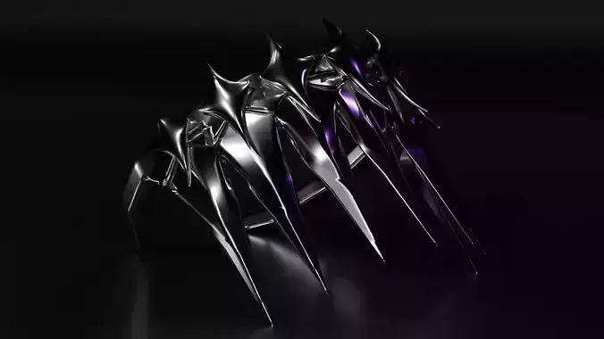 Cyber-Sigilism Chromed Crown